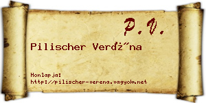 Pilischer Veréna névjegykártya
